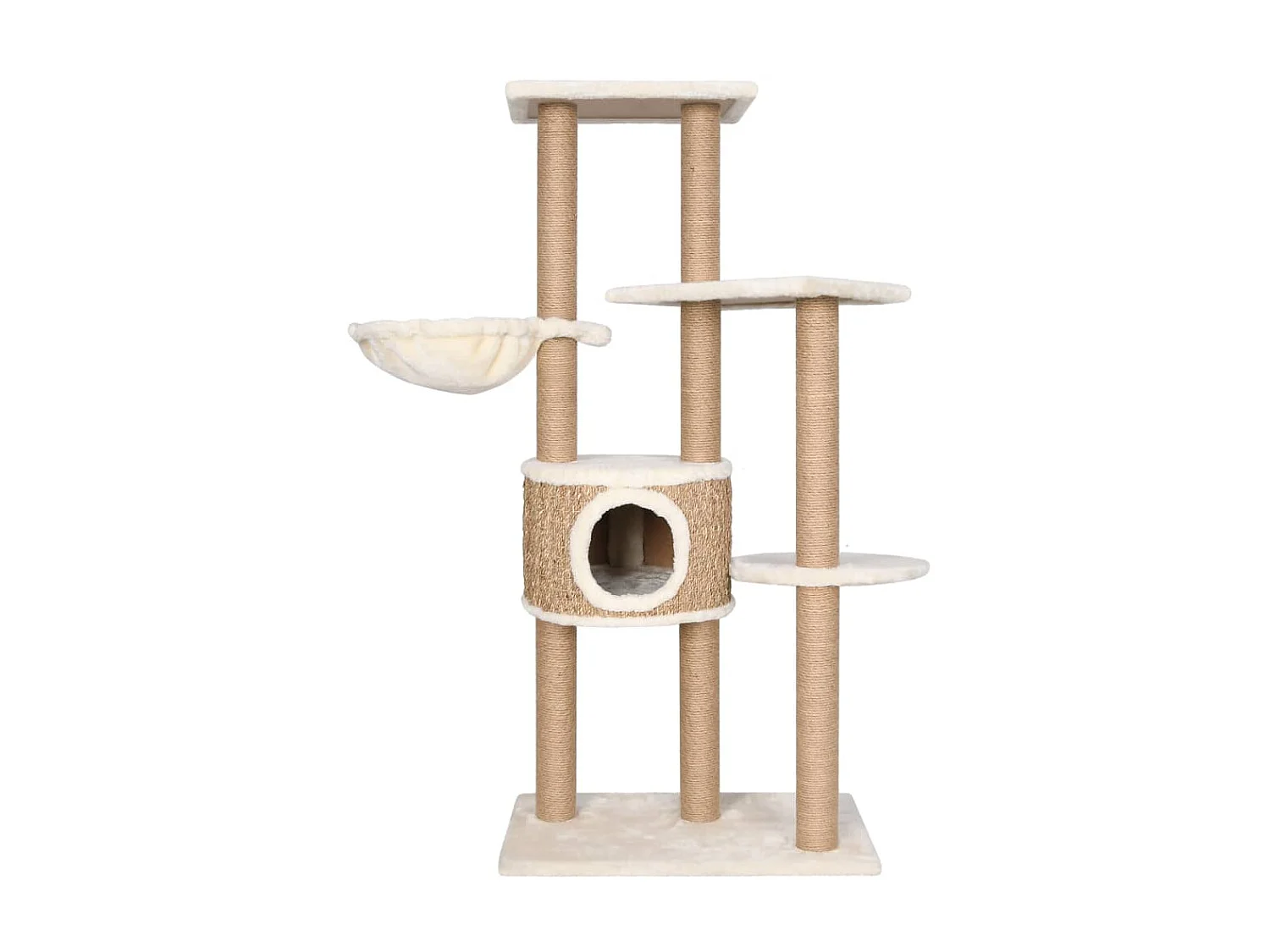 Arbre à chat avec griffoirs 126 cm Herbiers marins OFR47932 BonneVie Meuble