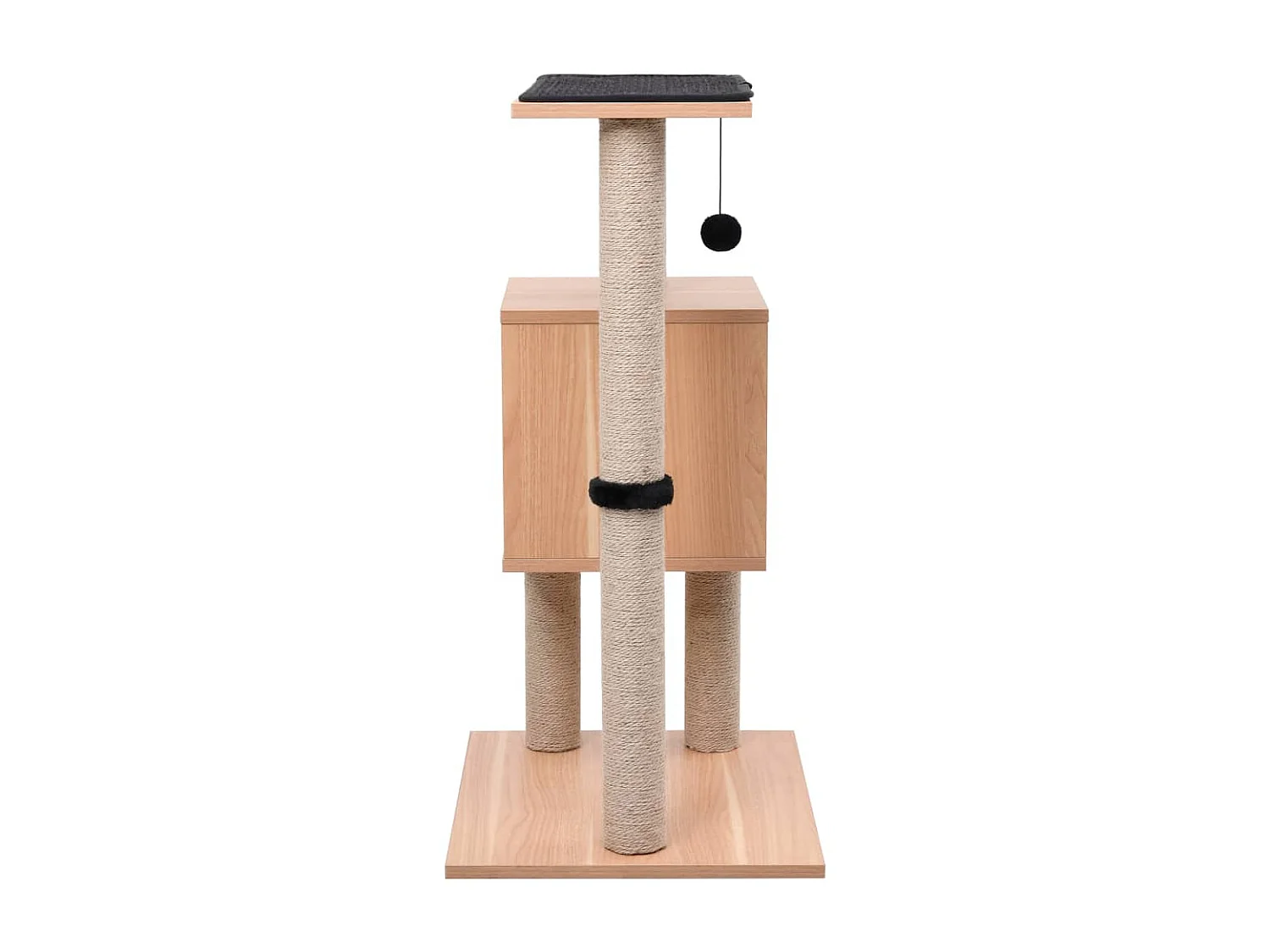 Árvore para gatos com tapete arranhador sisal 82 cm PT486350