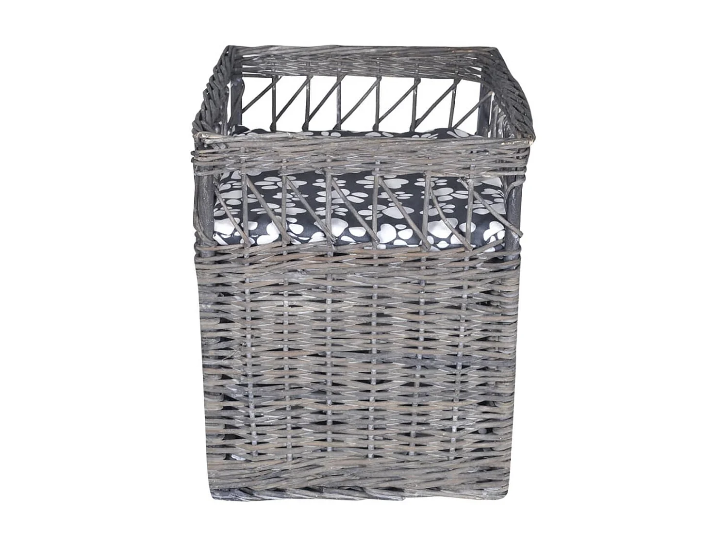 Ninho/casa/arranhador quadrado com almofadão salgueiro PT715456