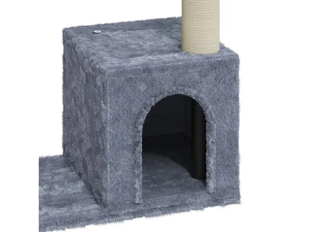 Arbre à chat avec griffoirs en sisal Gris clair 70 cm OFR32637 BonneVie Meuble
