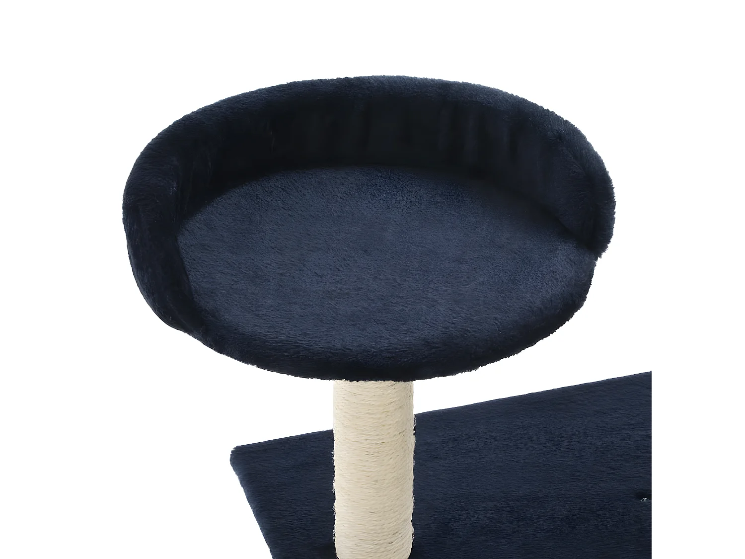 Arbre à chat avec griffoirs en sisal 95 cm Bleu foncé OFR58052 BonneVie Meuble