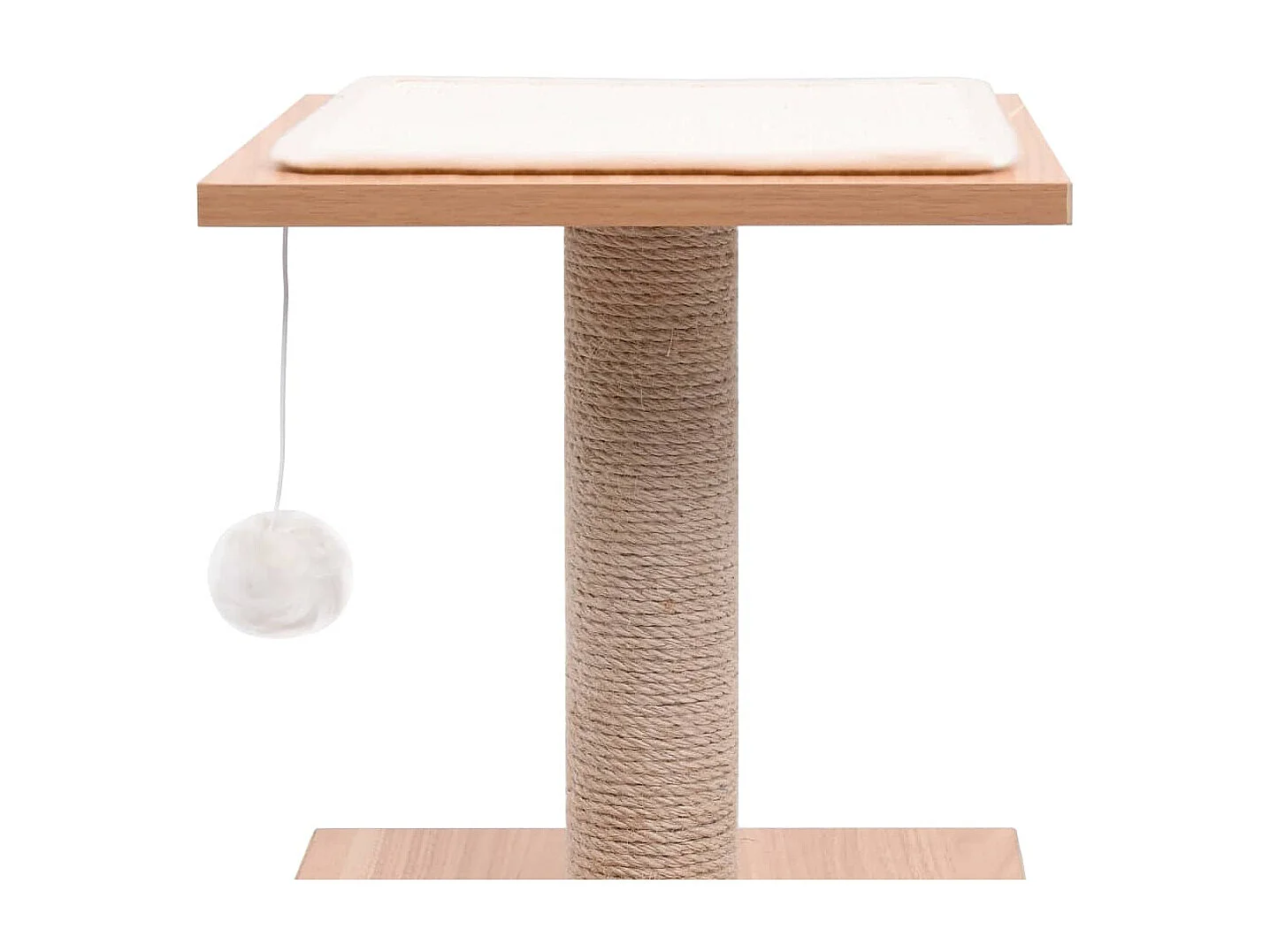 Arbre à chat avec tapis à gratter en sisal 62 cm OFR15209 BonneVie Meuble