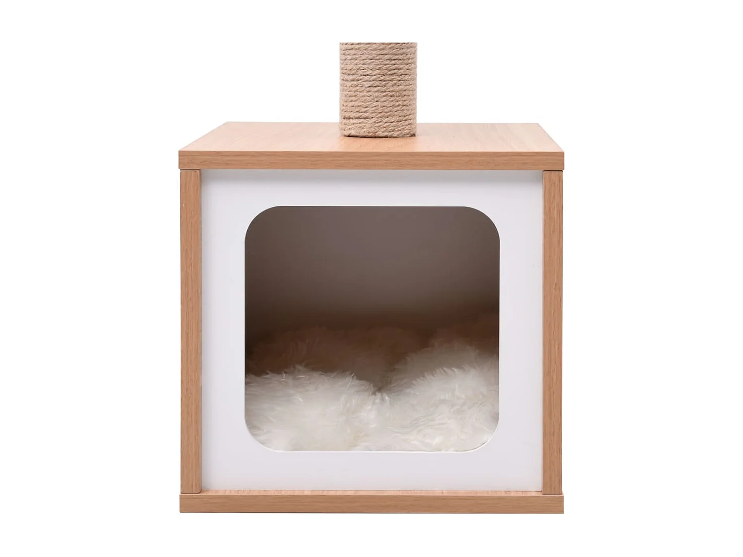 Arbre à chat avec tapis à gratter en sisal 62 cm OFR15209 BonneVie Meuble