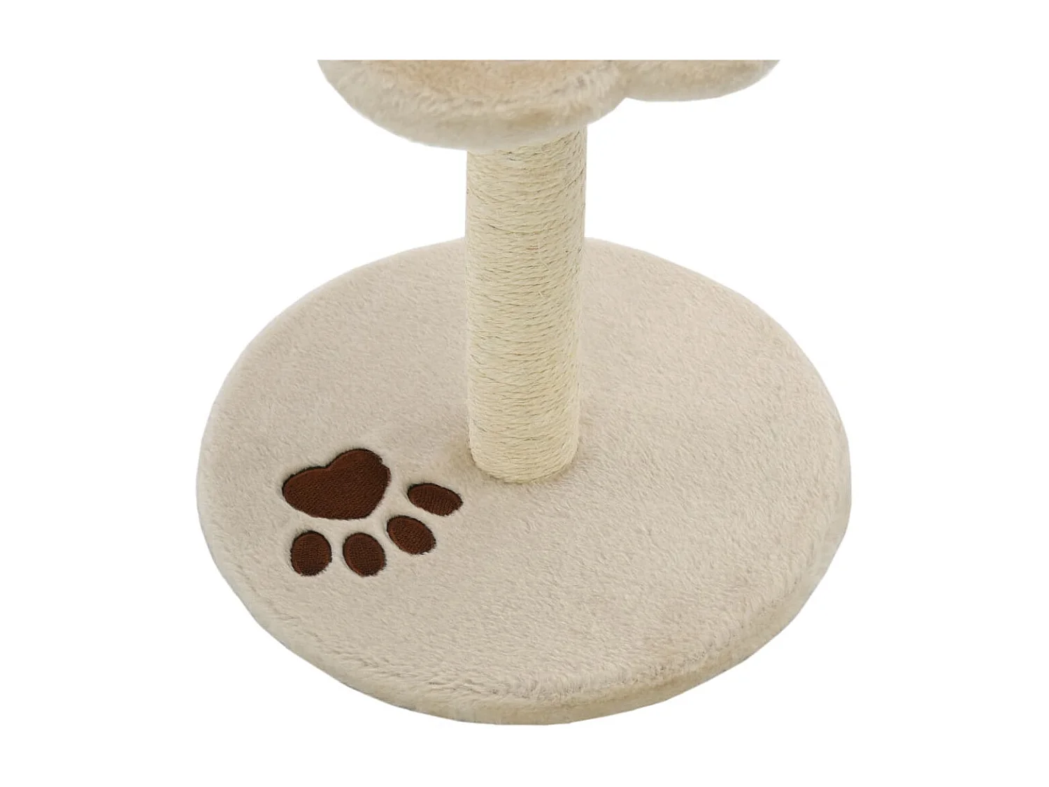 Arbre à chat avec griffoir en sisal 40 cm Beige et Marron OFR64491 BonneVie Meuble
