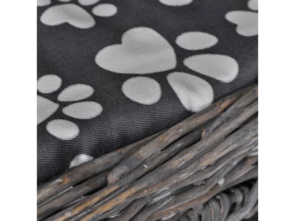 Casa/cama/rascador/castillo para mascotas de sauce con cojín ES415171