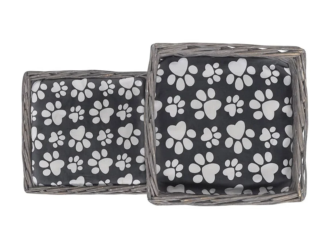 Casa/cama/rascador/castillo para mascotas de sauce con cojín ES415171