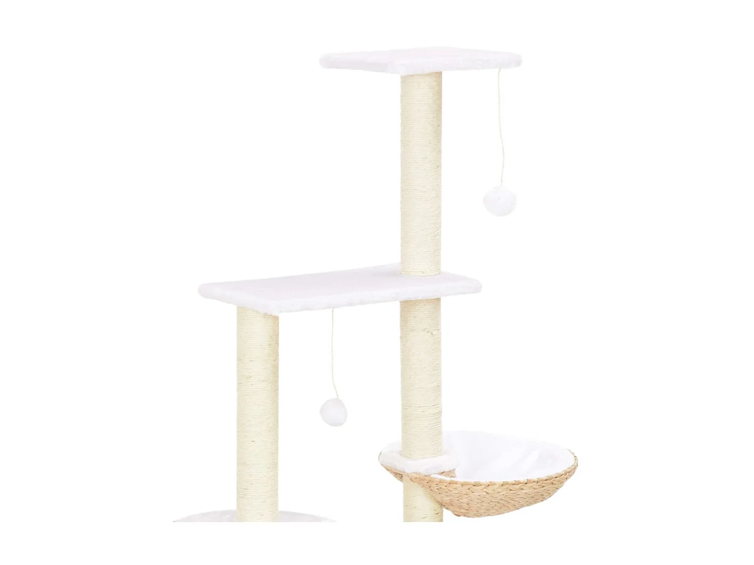 Arbre à chat avec griffoirs en sisal Herbiers marins OFR47304 BonneVie Meuble