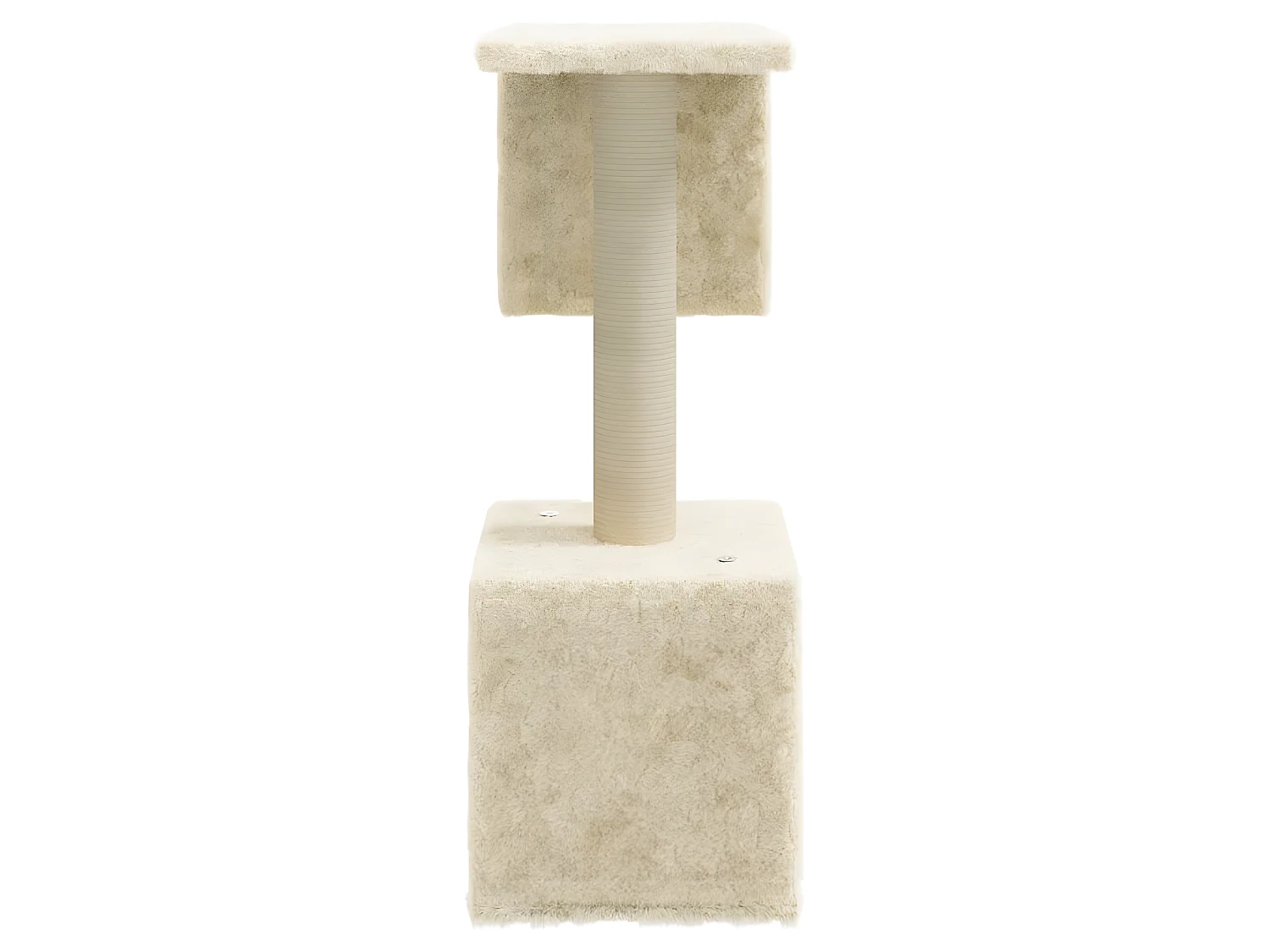 Arbre à chat avec griffoirs en sisal Crème 60 cm OFR96500 BonneVie Meuble