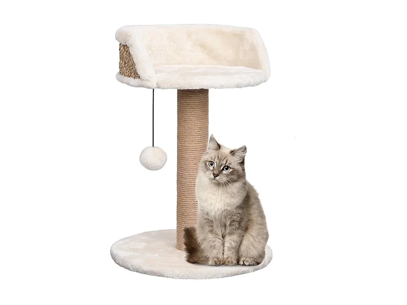 Árbol para gatos con poste rascador hierba marina 49 cm ES296234