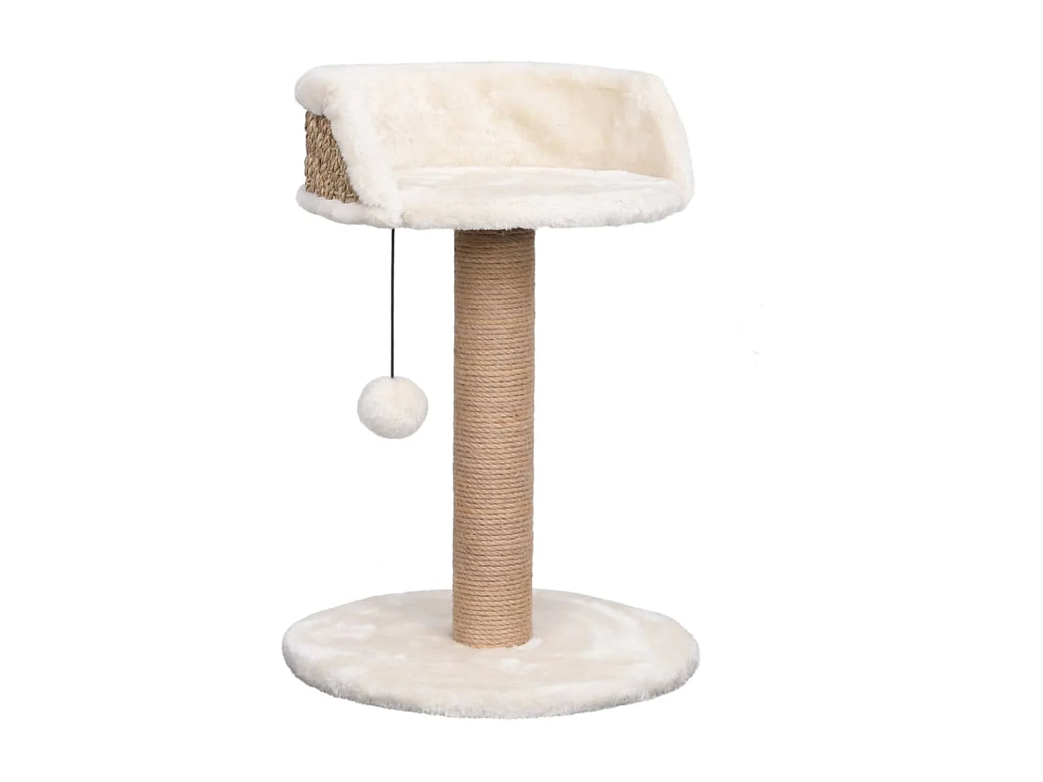 Árbol para gatos con poste rascador hierba marina 49 cm ES296234