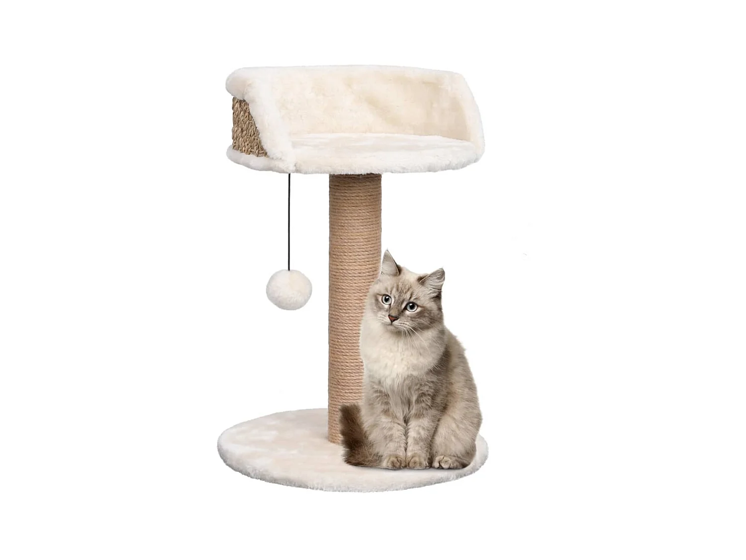 Arbre à chat avec griffoirs 49 cm Herbiers marins OFR14550 BonneVie Meuble