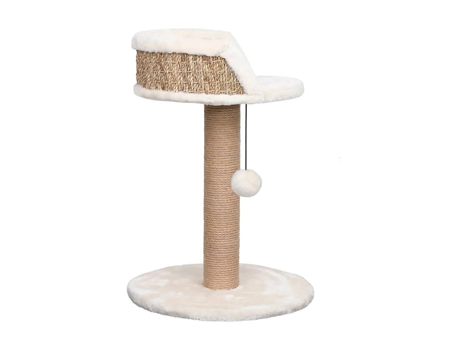 Arbre à chat avec griffoirs 49 cm Herbiers marins OFR14550 BonneVie Meuble