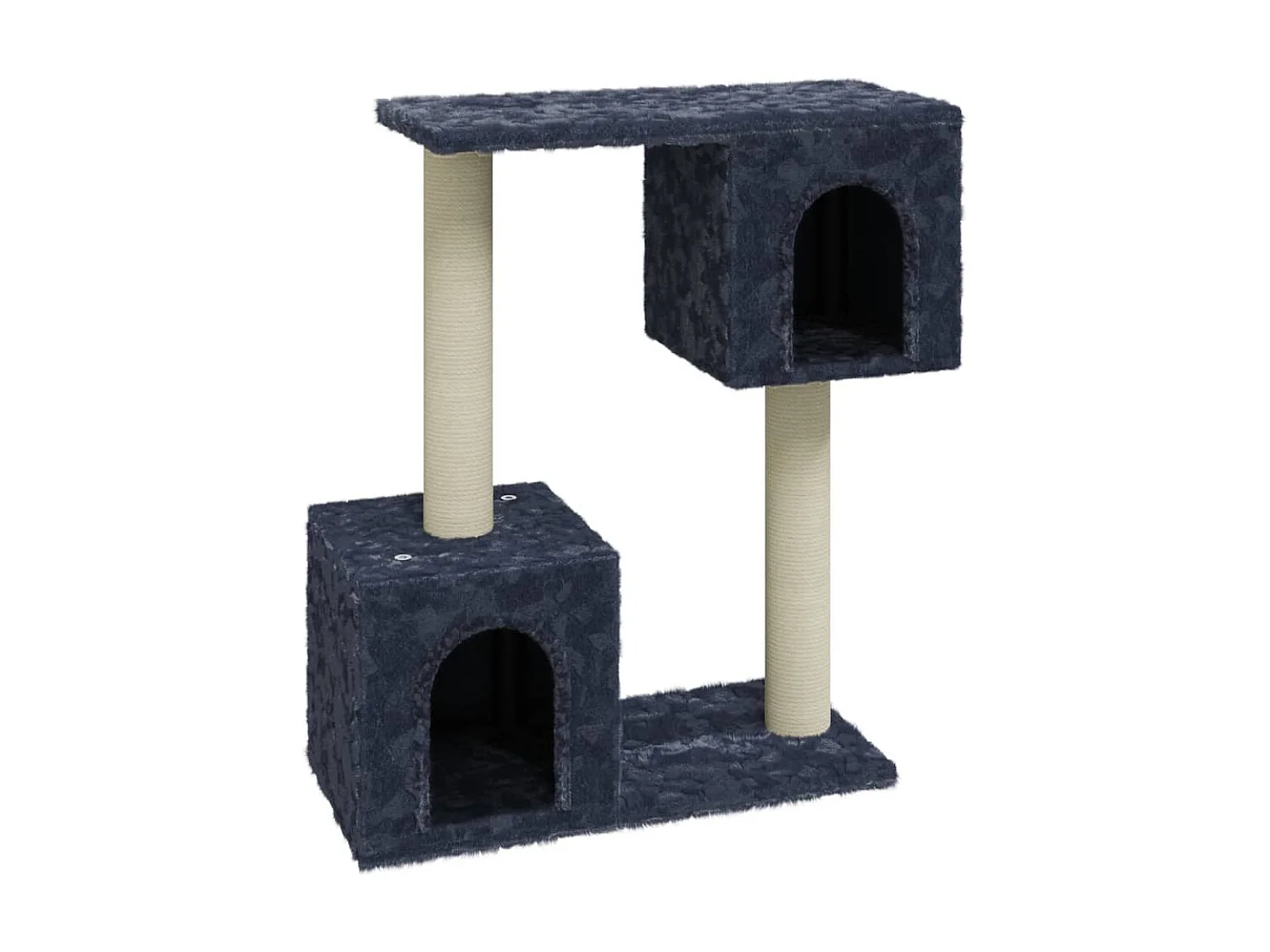 Arbre à chat avec griffoirs en sisal Gris foncé 60 cm OFR85891 BonneVie Meuble