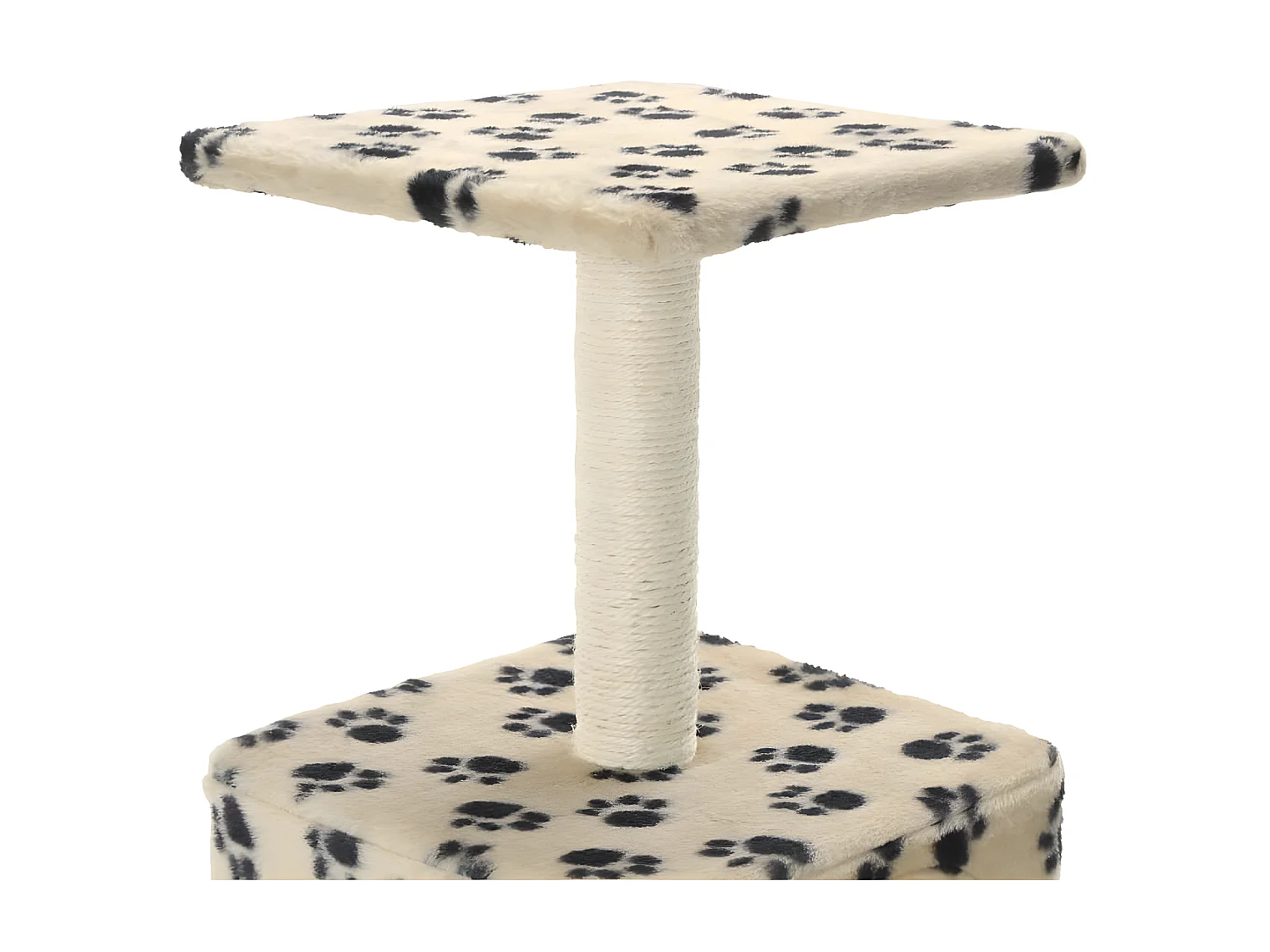 Árvore para gatos c/postes arranhadores sisal 55 cm bege PT730215