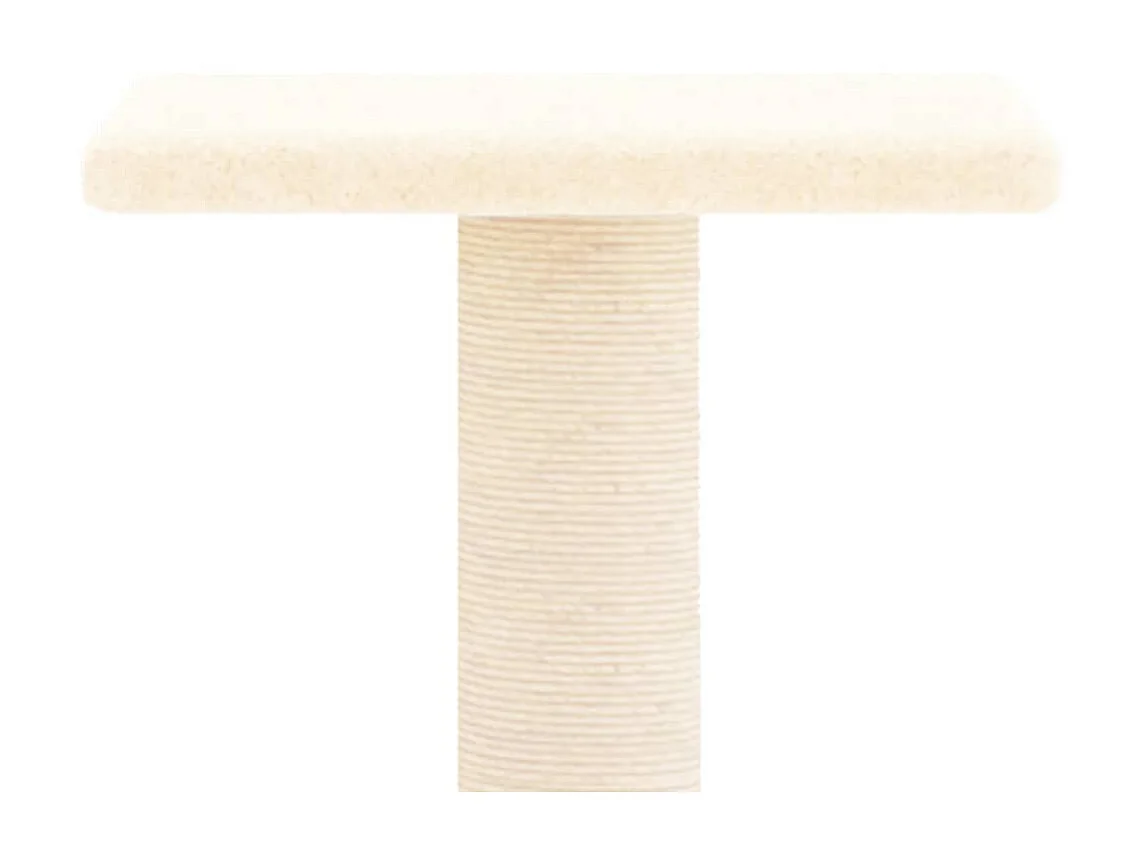 Rascador para gatos con postes de sisal color crema 73 cm ES347982