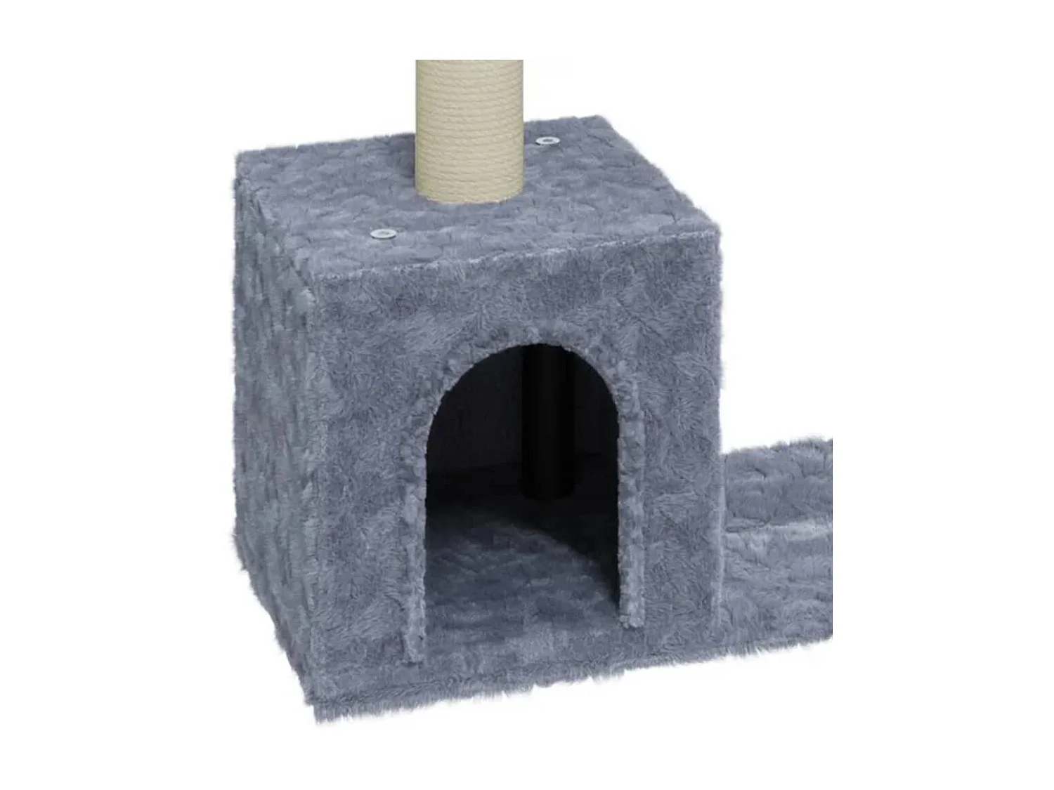 Arbre à chat avec griffoirs en sisal Gris clair 60 cm OFR48552 BonneVie Meuble