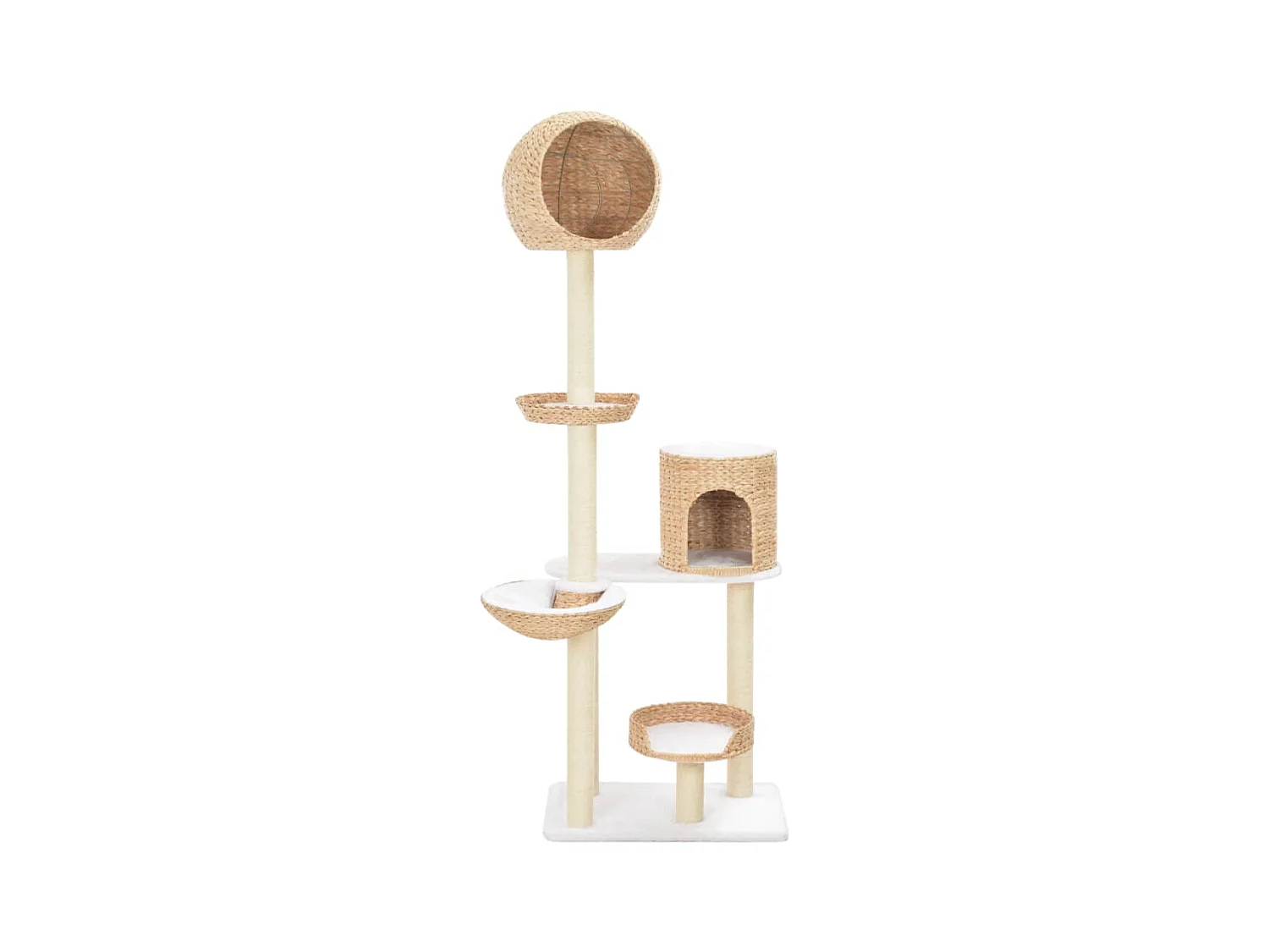 Arbre à chat avec griffoirs en sisal Herbiers marins OFR65242 BonneVie Meuble