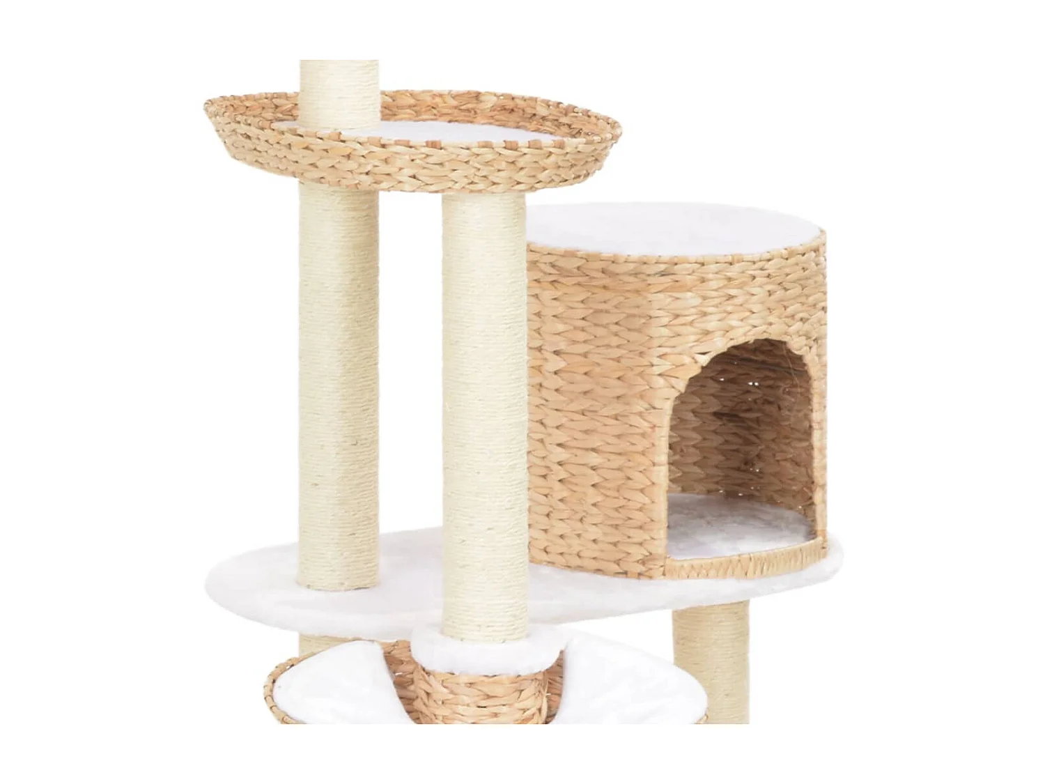 Arbre à chat avec griffoirs en sisal Herbiers marins OFR65242 BonneVie Meuble