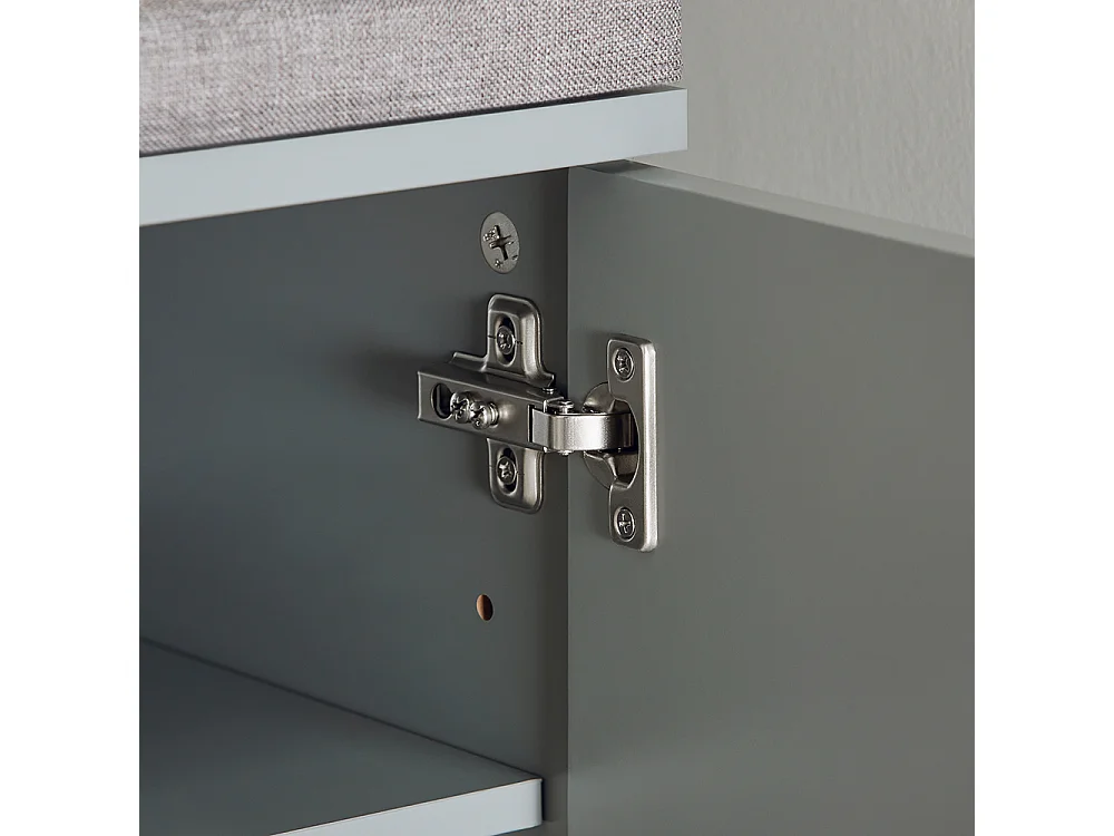 Banco De Almacenamiento Con 2 Puertas FSR117-HG SoBuy