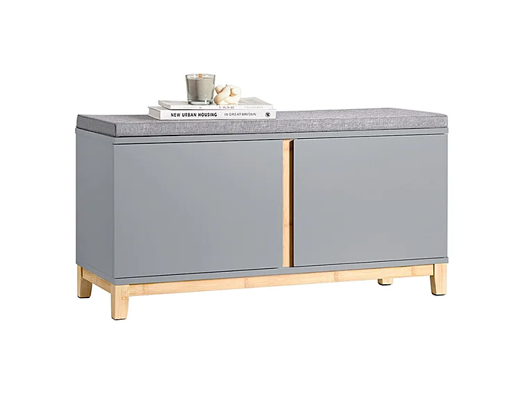 SoBuy Panca scarpiera 90x34x47cm FSR117-HG