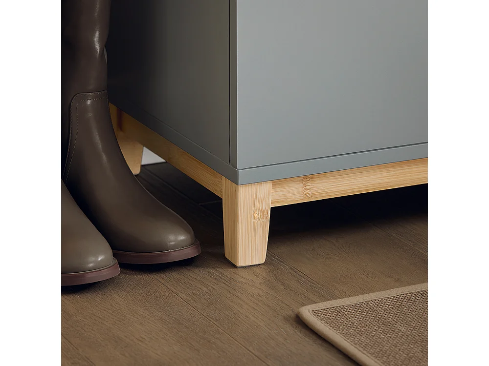 Ławka na buty z siedziskiem i 2 drzwi FSR117-HG