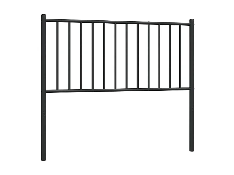 Tête de lit métal noir 100 cm POI48782 BonneVie Meuble