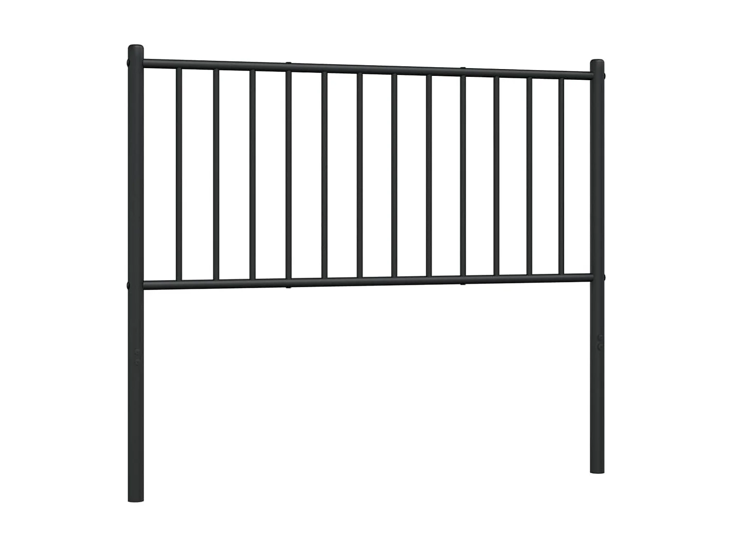 Tête de lit métal noir 100 cm POI48782 BonneVie Meuble