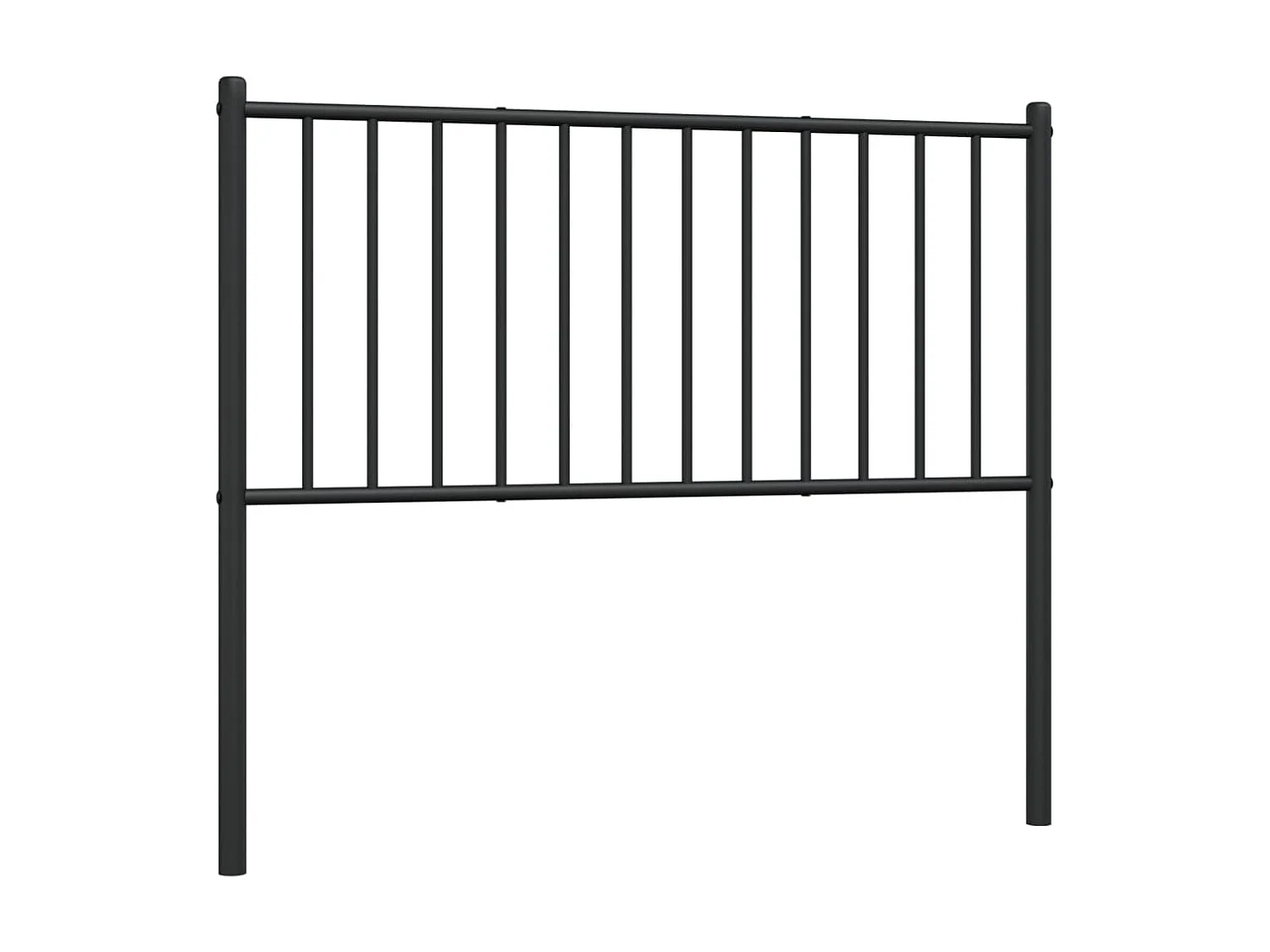 Testiera | Testata del letto in Metallo Nero 100 cm