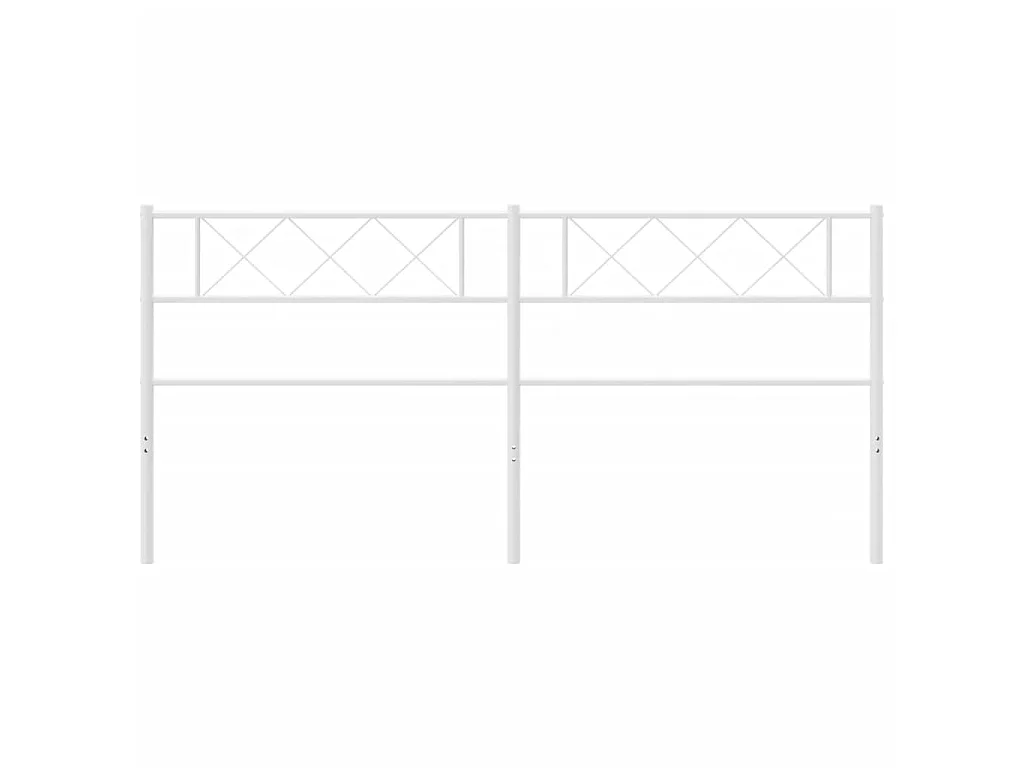 Cabecero de metal blanco 200 cm ES94332