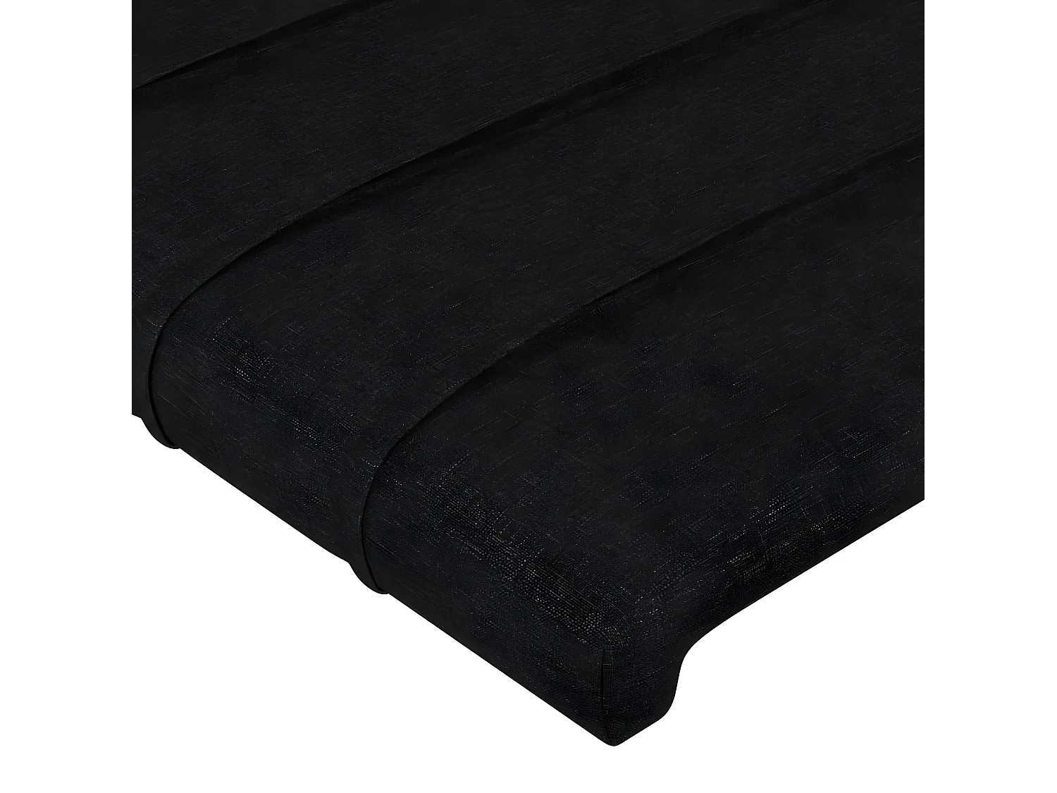 Têtes de lit 4 pcs Noir 80x5x78/88 cm Tissu POI71690 BonneVie Meuble