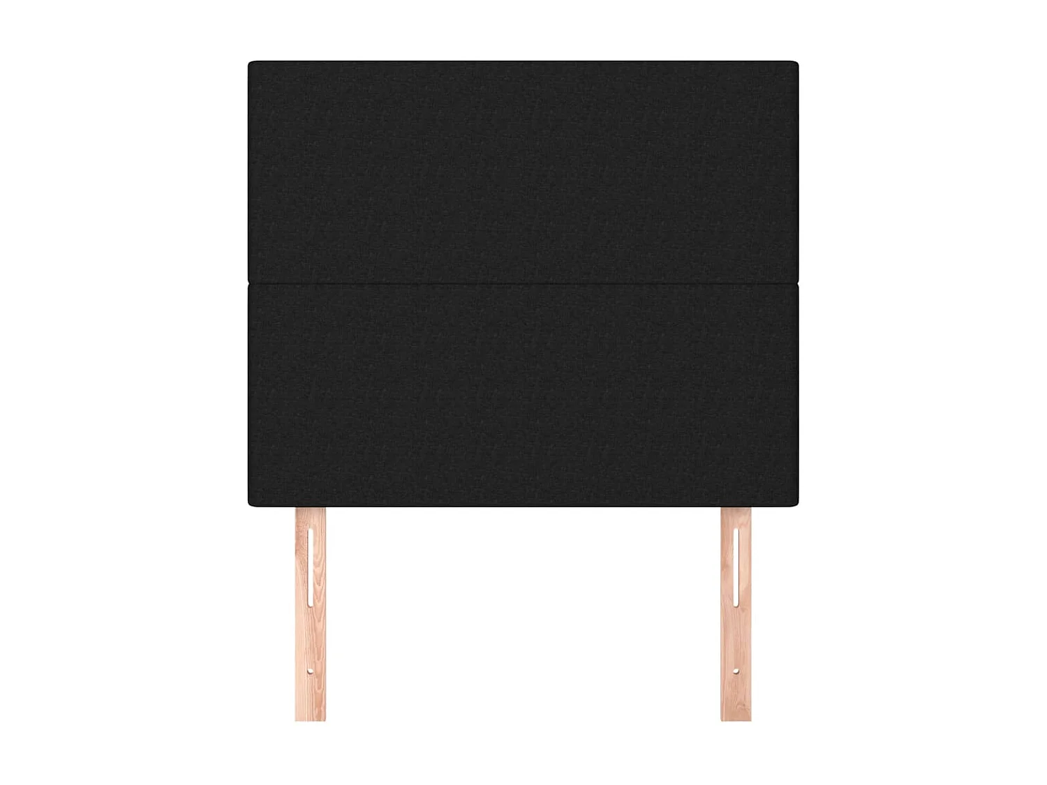 Têtes de lit 2 pcs Noir 80x5x78/88 cm Tissu POI71471 BonneVie Meuble