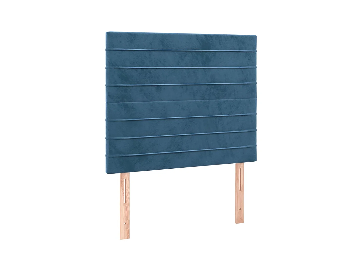 Têtes de lit 2 pcs Bleu foncé 90x5x78/88 cm Velours POI48066 BonneVie Meuble