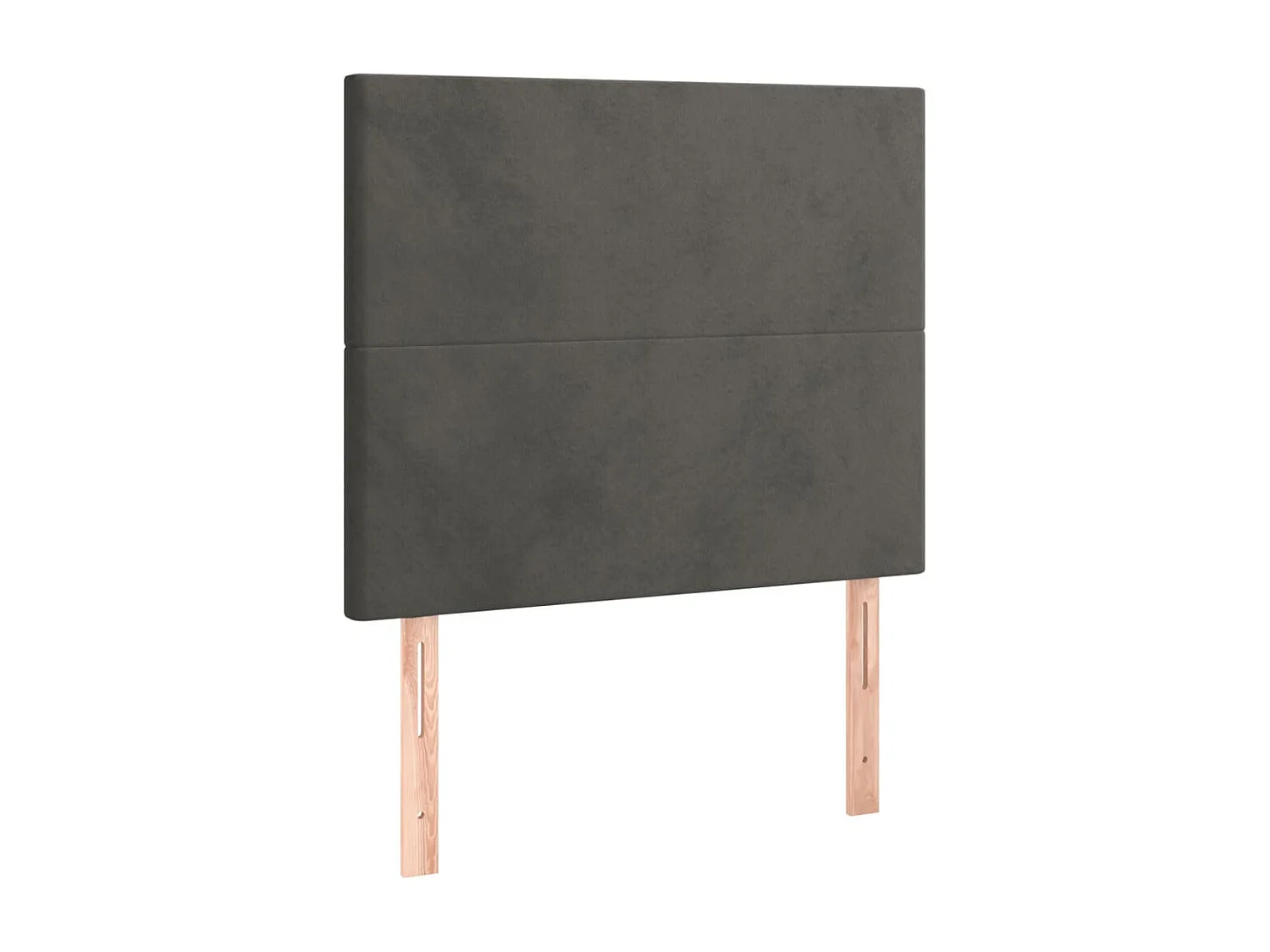 Tête de lit à LED Gris foncé 90x5x118,128 cm Velours LWE55227 BonneVie Meuble