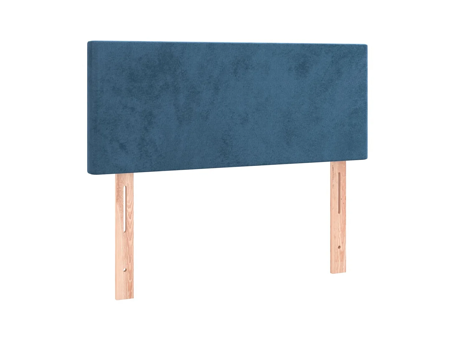 Tête de lit Bleu foncé 90x5x78/88 cm Velours POI30600 BonneVie Meuble