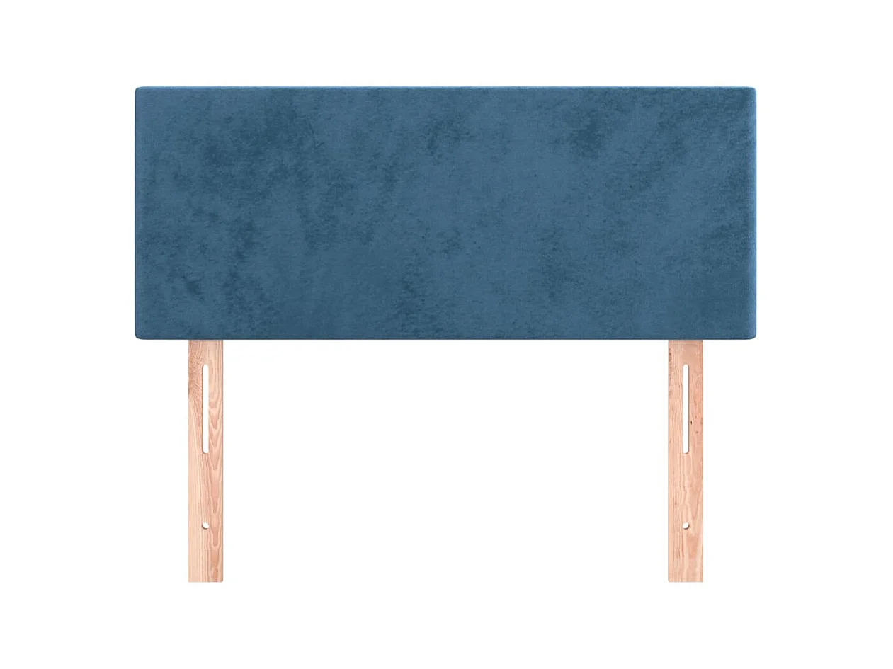 Kopfteil,Bettkopfteil Dunkelblau 90x5x78/88 cm Samt -gkd371570