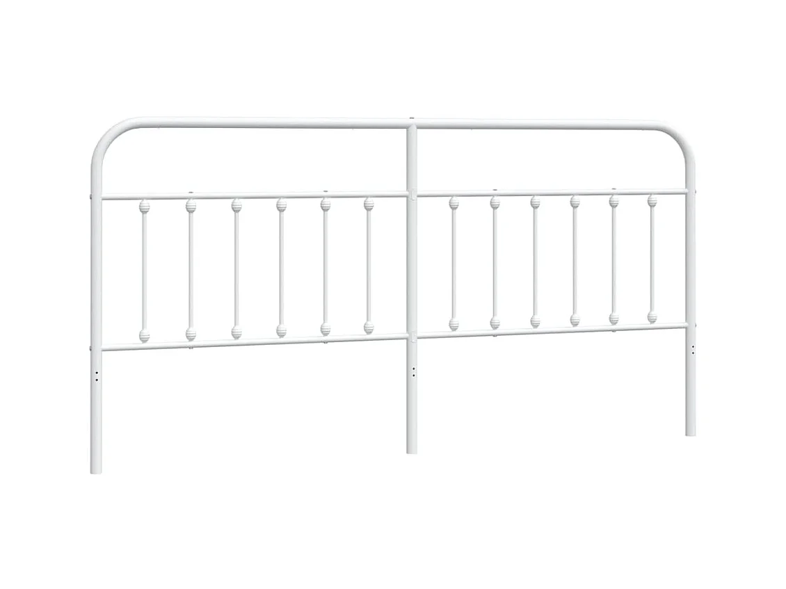 Testiera | Testata del letto in Metallo Bianco 200 cm