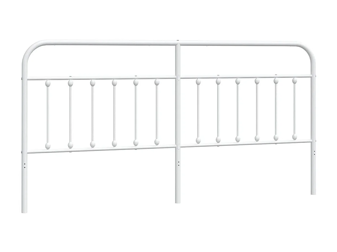 Testiera | Testata del letto in Metallo Bianco 200 cm