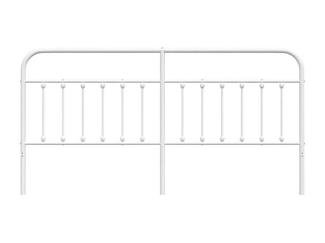 Testiera | Testata del letto in Metallo Bianco 200 cm
