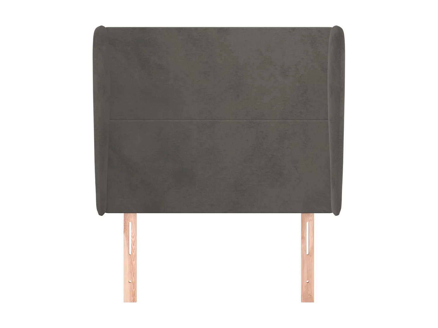 Tête de lit avec oreilles Gris foncé 93x23x118,128 cm Velours LWE35795 BonneVie Meuble