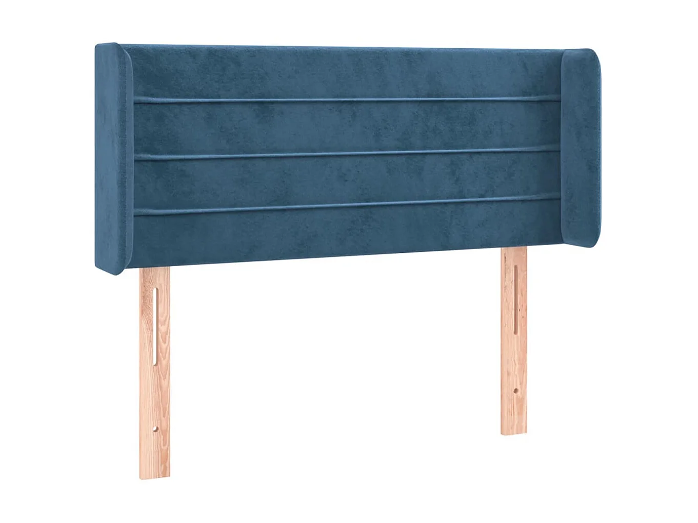 Tête de lit à LED Bleu foncé 93x16x78/88 cm Velours POI87039 BonneVie Meuble