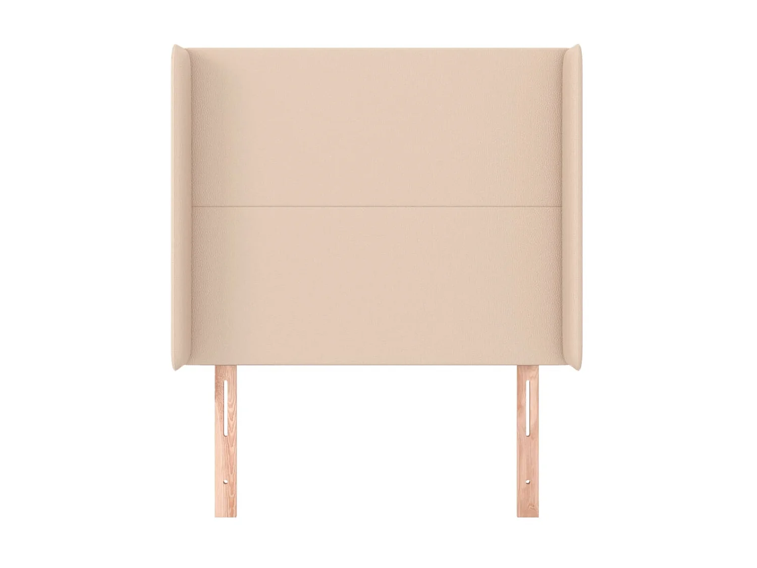 Kopfteil,Bettkopfteil mit Ohren Cappuccino-Braun 93x16x118/128 cm Kunstleder -gkd319849