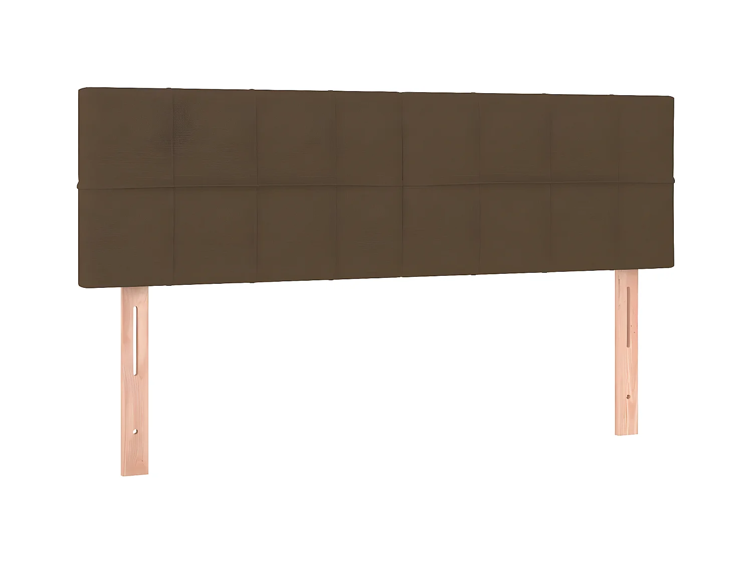 Têtes de lit 2 pcs Marron foncé 72x5x78/88 cm Tissu POI87357 BonneVie Meuble