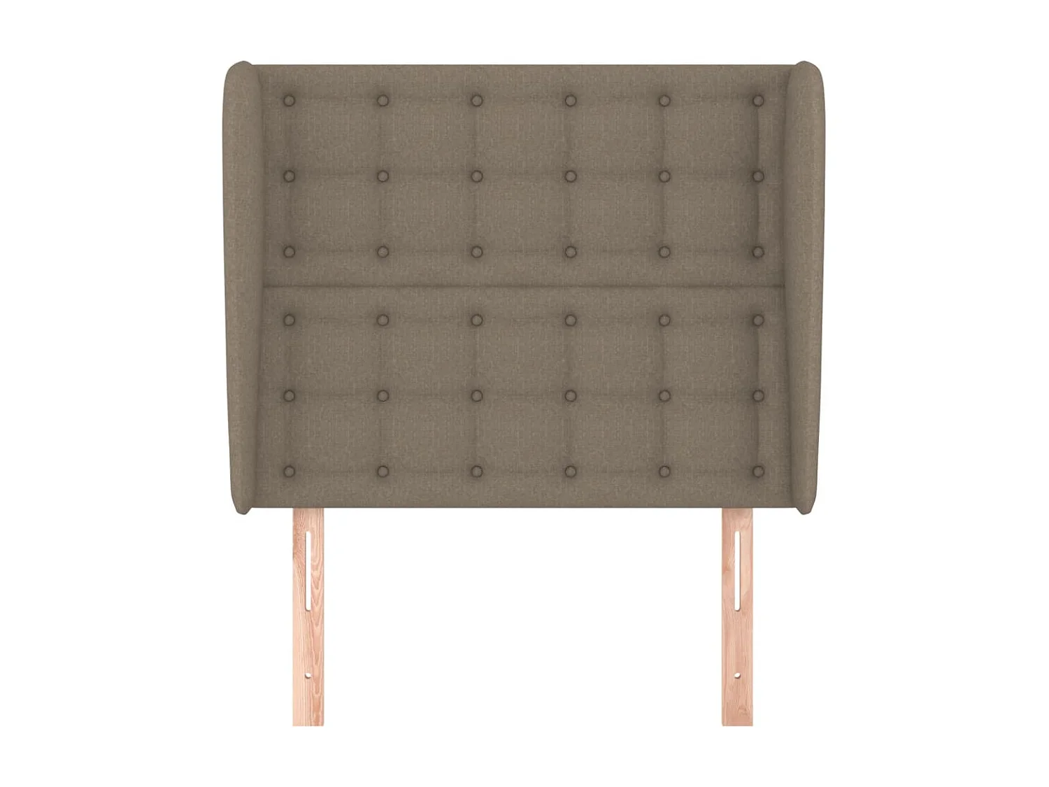 Cabeceira cama abas tecido 103x23x118/128 cm cinza-acastanhado PT722929