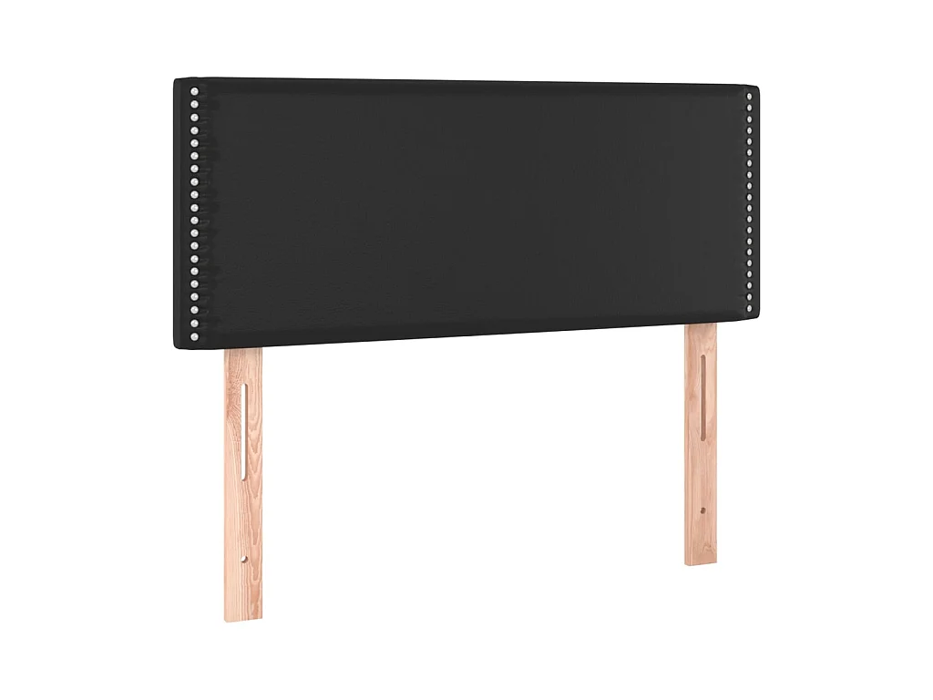 Testiera | Testata del letto Nero 90x5x78/88 cm in Similpelle