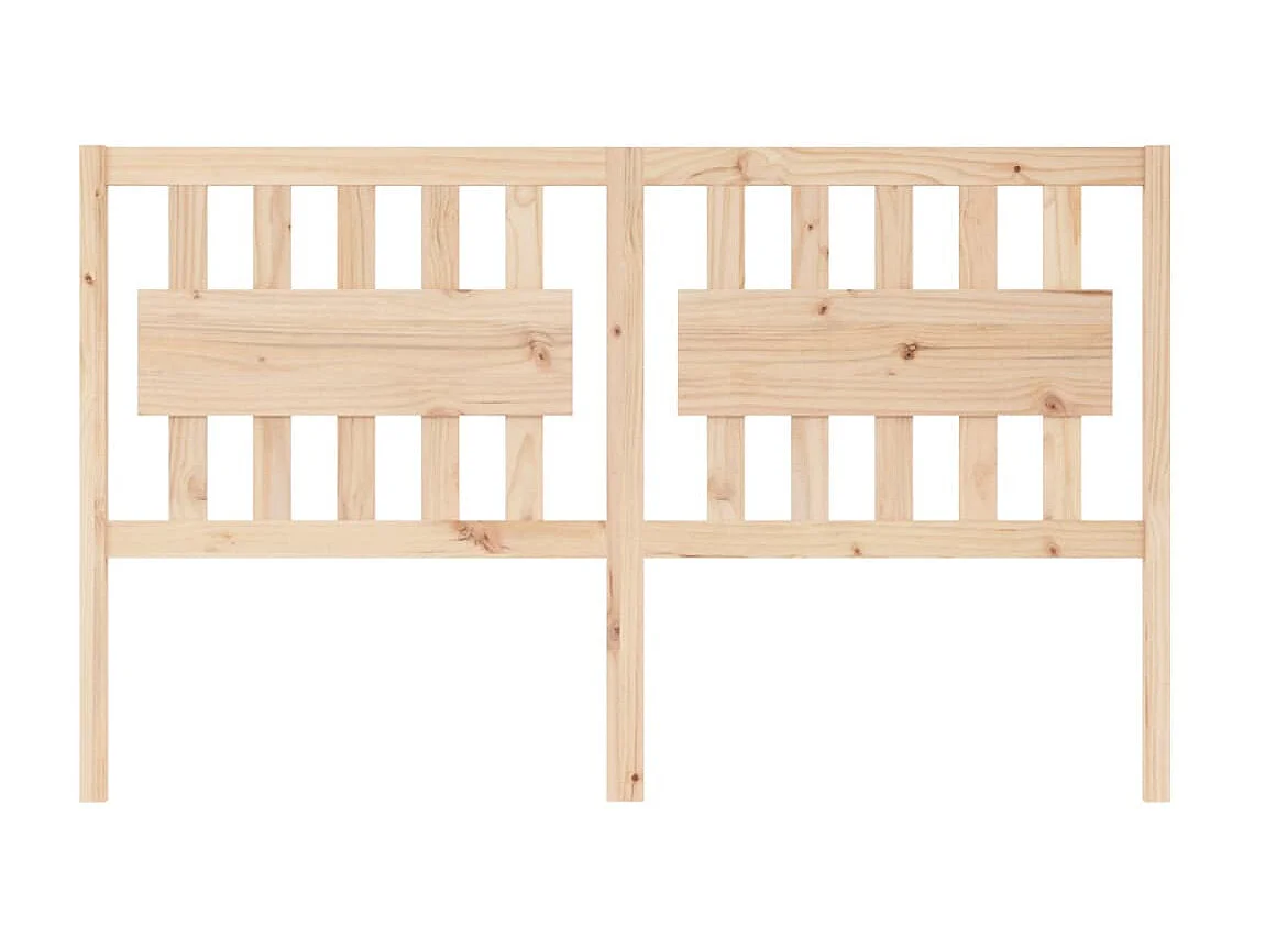 Tête de lit 165,5x4x100 cm Bois massif de pin POI29857 BonneVie Meuble