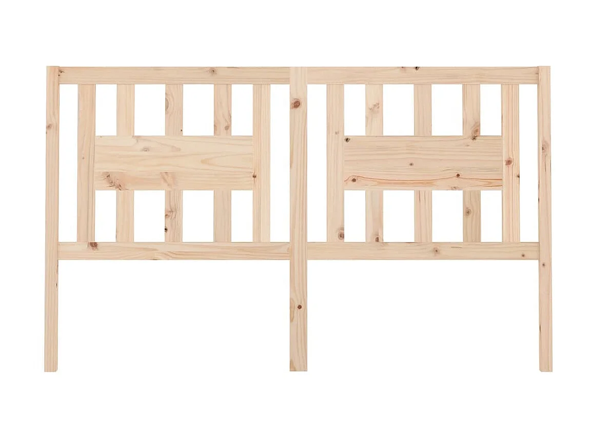 Tête de lit 126x4x100 cm Bois massif de pin POI50077 BonneVie Meuble