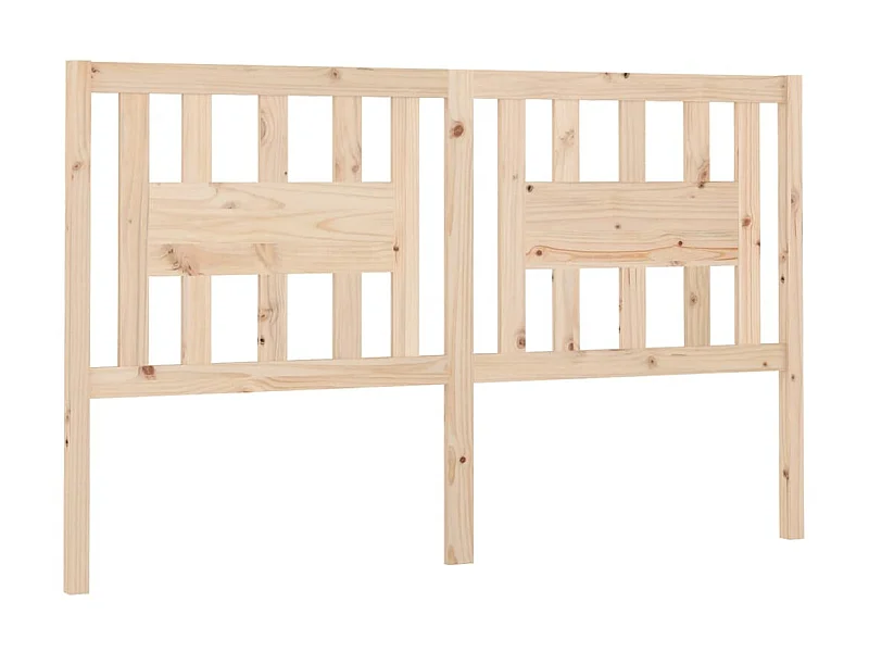 Tête de lit 126x4x100 cm Bois massif de pin POI50077 BonneVie Meuble