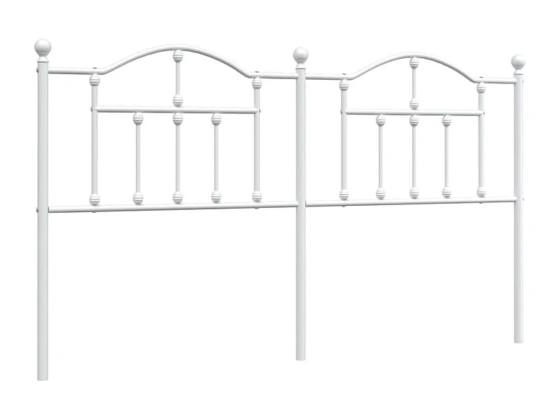 Testiera | Testata del letto in Metallo Bianco 160 cm