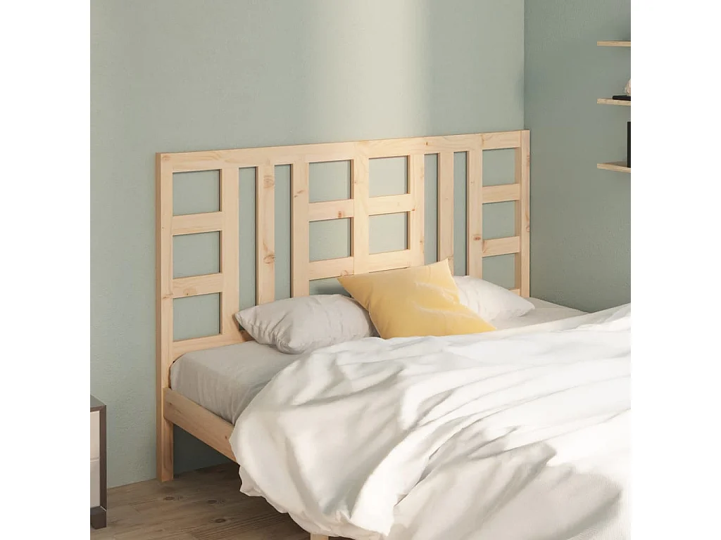 Cabecero de cama madera maciza de pino 166x4x100 cm ES92619