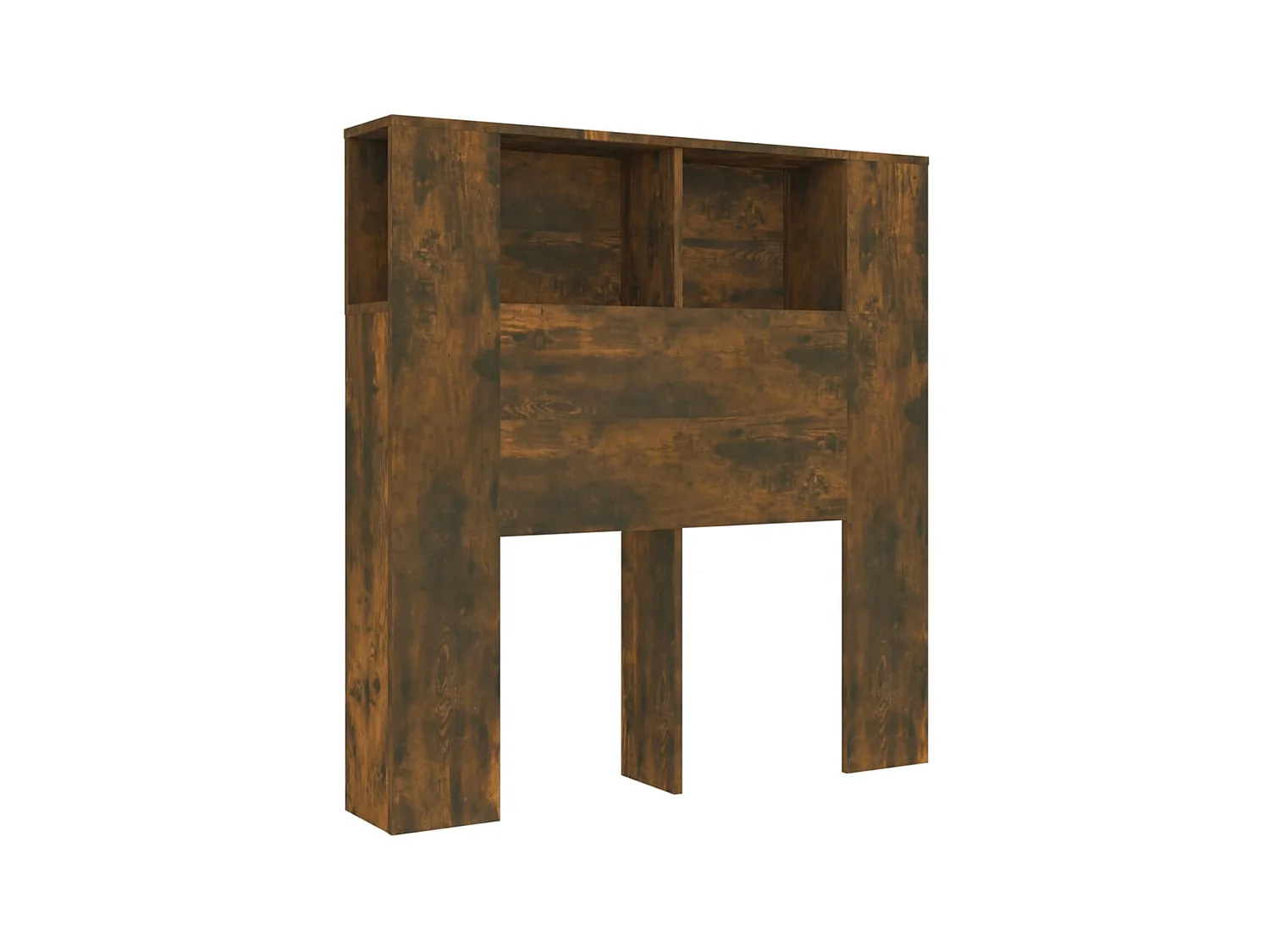 Testiera | Testata del letto con Scomparti Rovere Fumo 100x18,5x102,5 cm